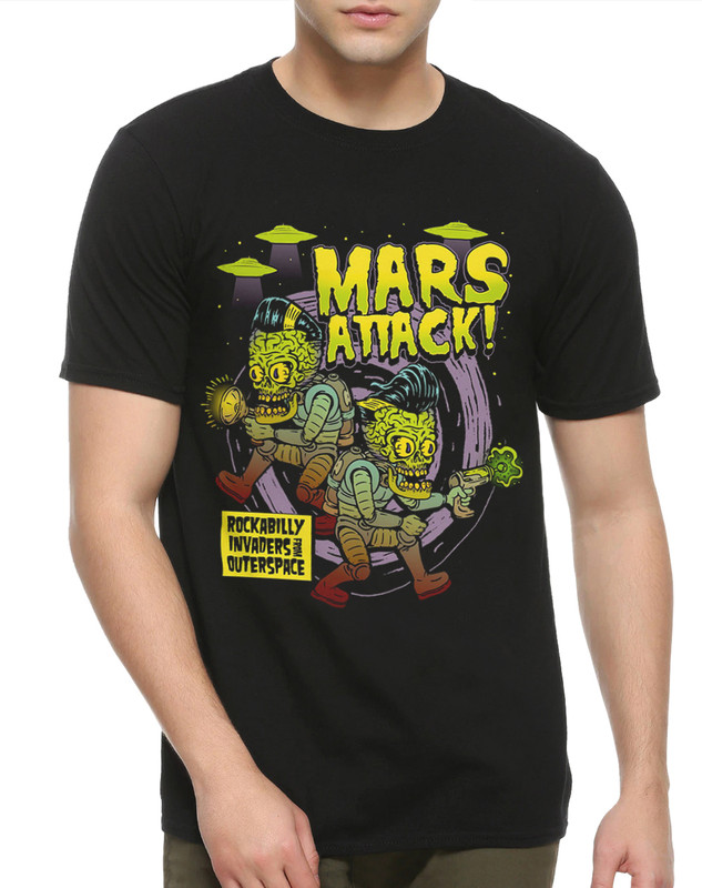 

Футболка мужская Dream Shirts Марс Атакует 78891722 черная M, Марс Атакует 78891722