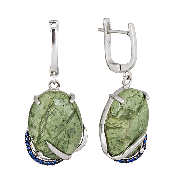 

Серьги из серебра с сапфиром Balex Jewellery 2410931679, 2410931679