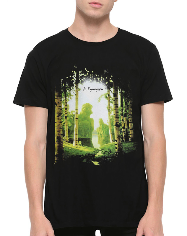 

Футболка мужская Dream Shirts Архип Куинджи - Березовая роща 64091122 черная S, Архип Куинджи - Березовая роща 64091122