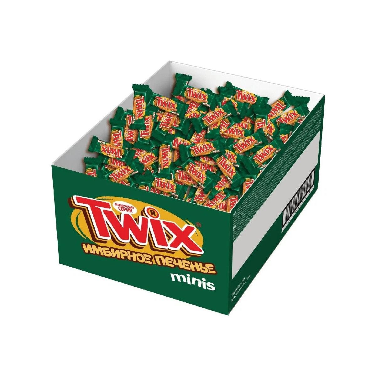 Конфеты Twix Minis имбирное печенье, 2,7 кг