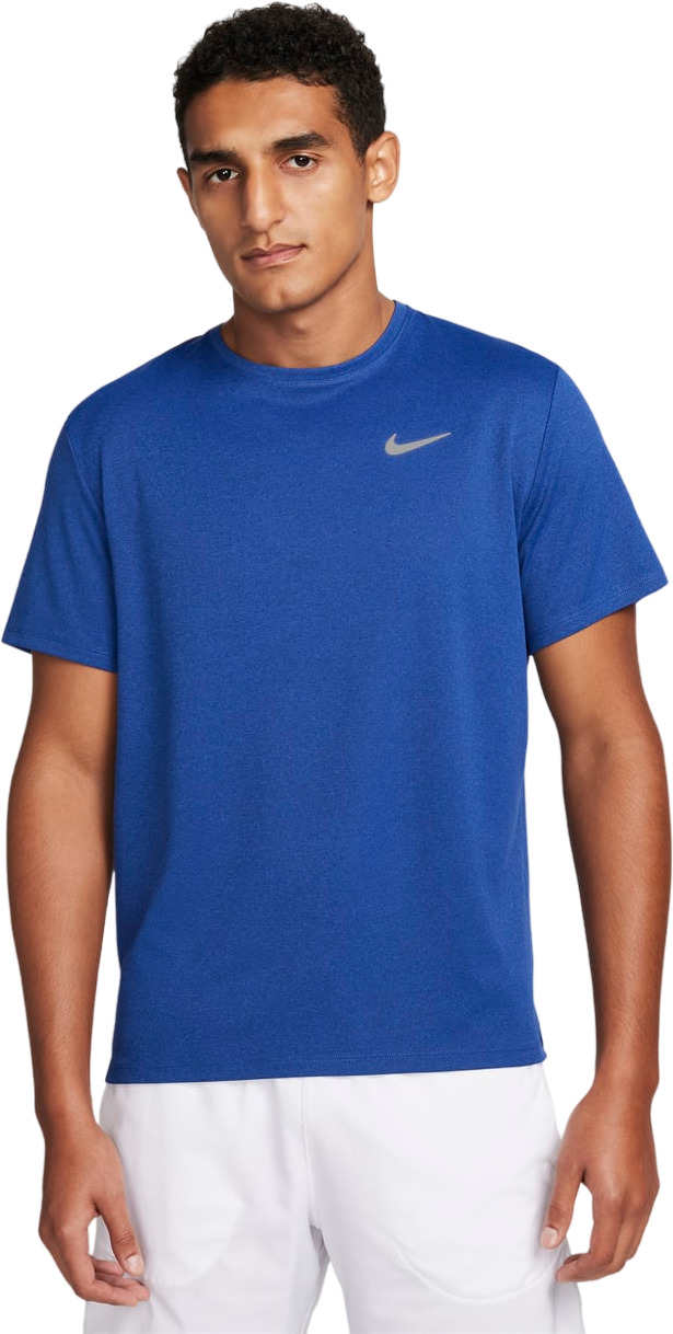 

Футболка мужская Nike M NK DF UV MILER SS синяя M, Синий, M NK DF UV MILER SS