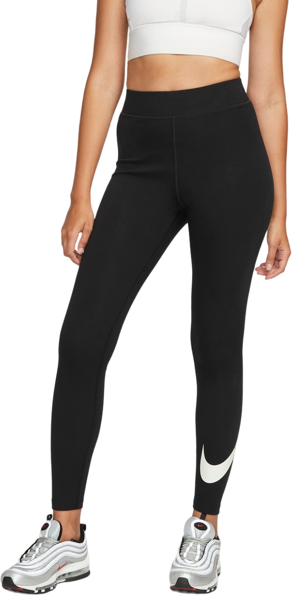 

Леггинсы женские Nike W NSW NK CLSC GX HR TGHT SWSH черные S, Черный, W NSW NK CLSC GX HR TGHT SWSH