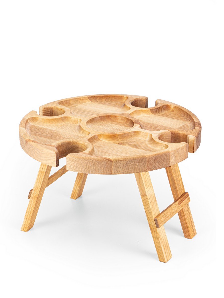 фото Деревянный винный столик складной ulmi wood столешница 209298