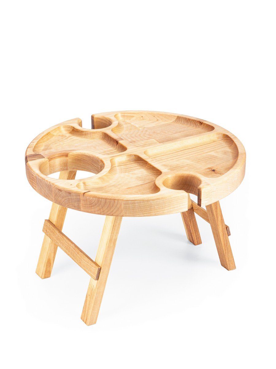 фото Деревянный винный столик складной ulmi wood столешница 209296