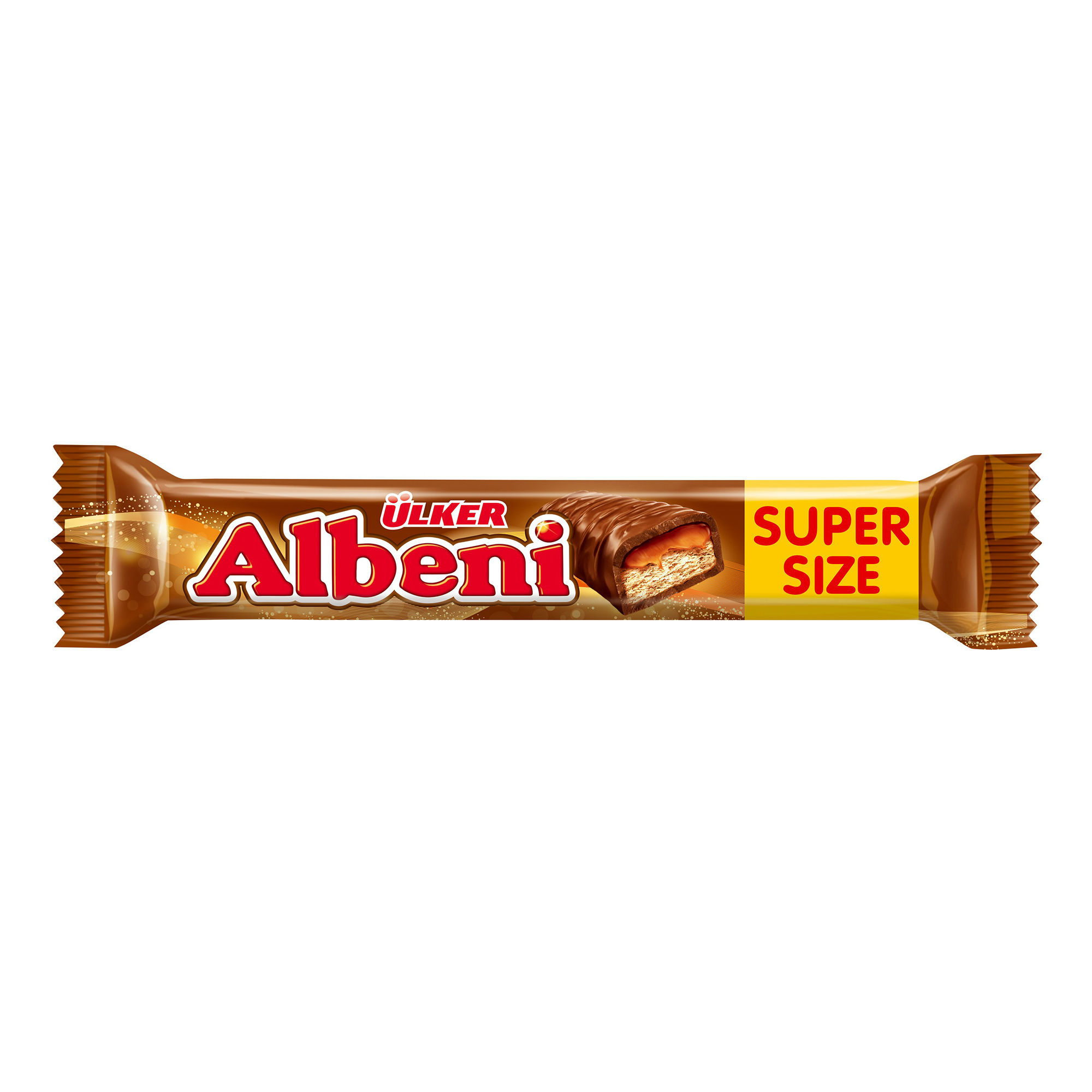 Печенье Ulker Albeni вафельное с карамелью в шоколаде 55 г