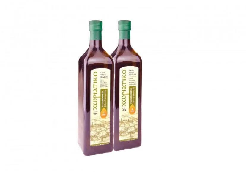Оливковое масло EcoGreece Хориатико Пелопоннес 2 шт по 1л