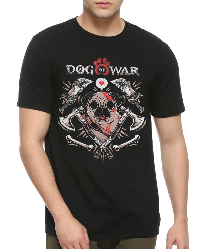 

Футболка мужская Dream Shirts Dog Of War 85212522 черная 2XL, Dog Of War 85212522