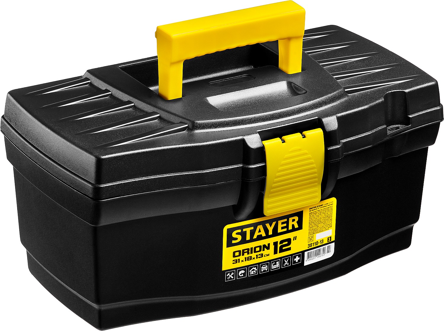 Ящик для инструмента STAYER ORION-12 пластиковый ящик для инструмента stayer orion 16 пластиковый