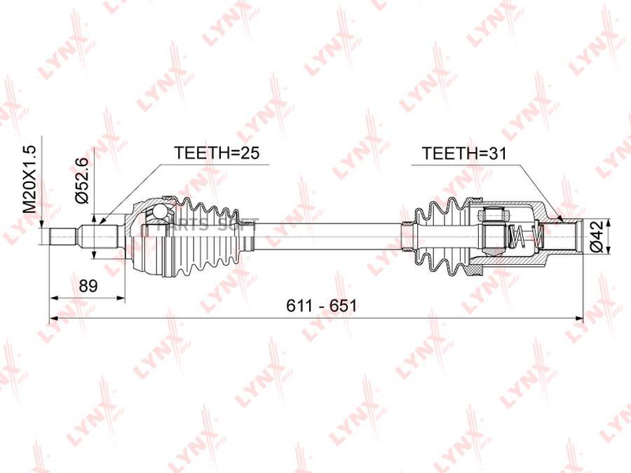 

Привод в сборе прав.RENAULT Duster 1.5D-2.0 10=>