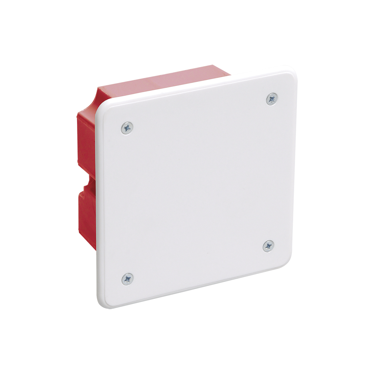 Коробка распаячная скрытой установки IEK КМ41001, для тверд. стен, 92x92x45 мм, IP20, бел.