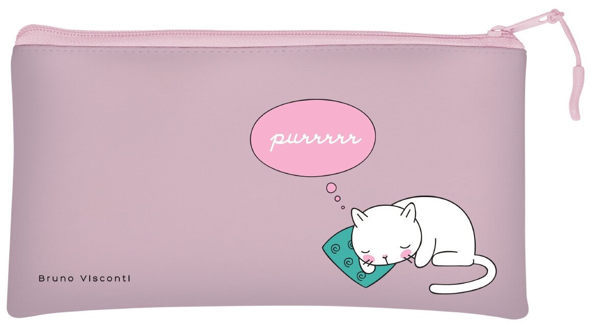 

Папка на молнии, "CAT'S DREAMING", силикон, Ф.А6. 23 х 12 СМ, Разноцветный, 14-006/15
