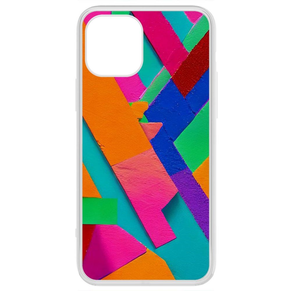 

Чехол-накладка Krutoff Clear Case Нейроавангард для iPhone 12, Прозрачный