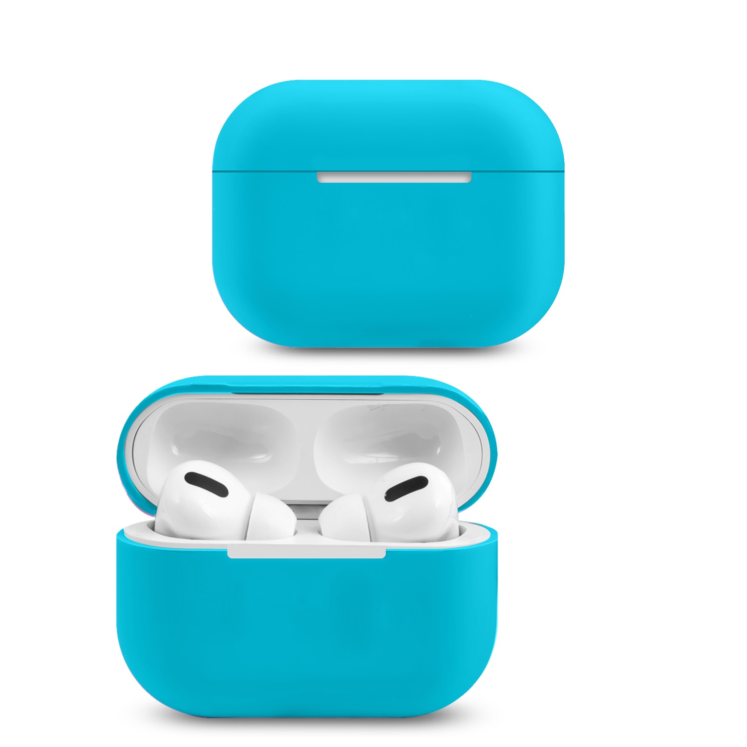 Чехол Apods Pro Silicon Case ISA Sky Blue (IS132147) голубой