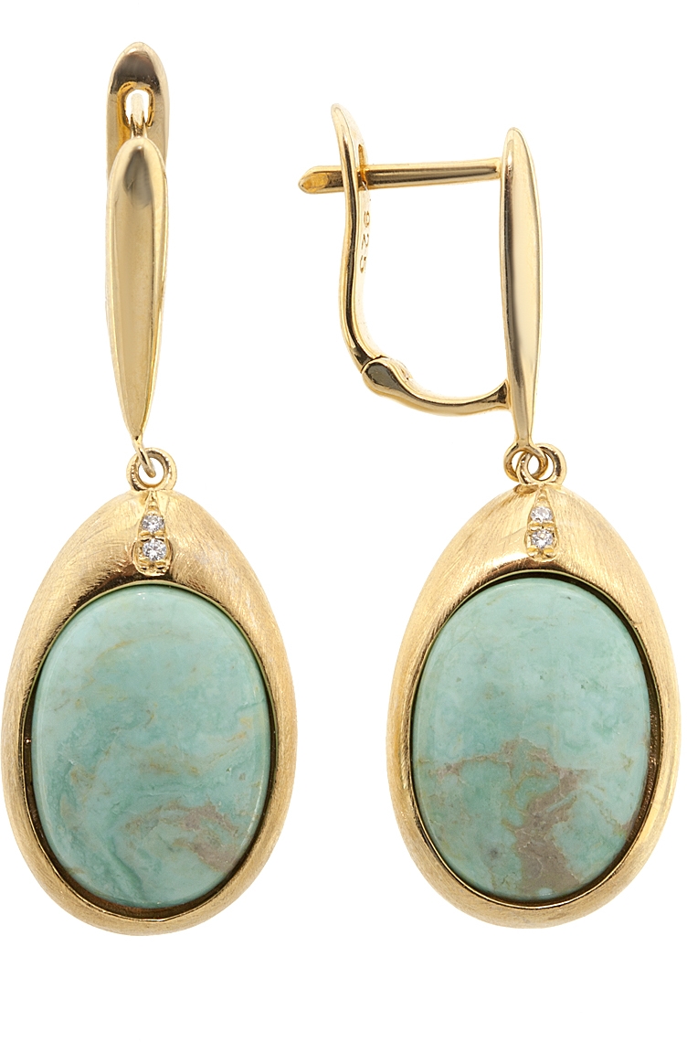 

Серьги из серебра с бирюзой Balex Jewellery 2429930092, 2429930092