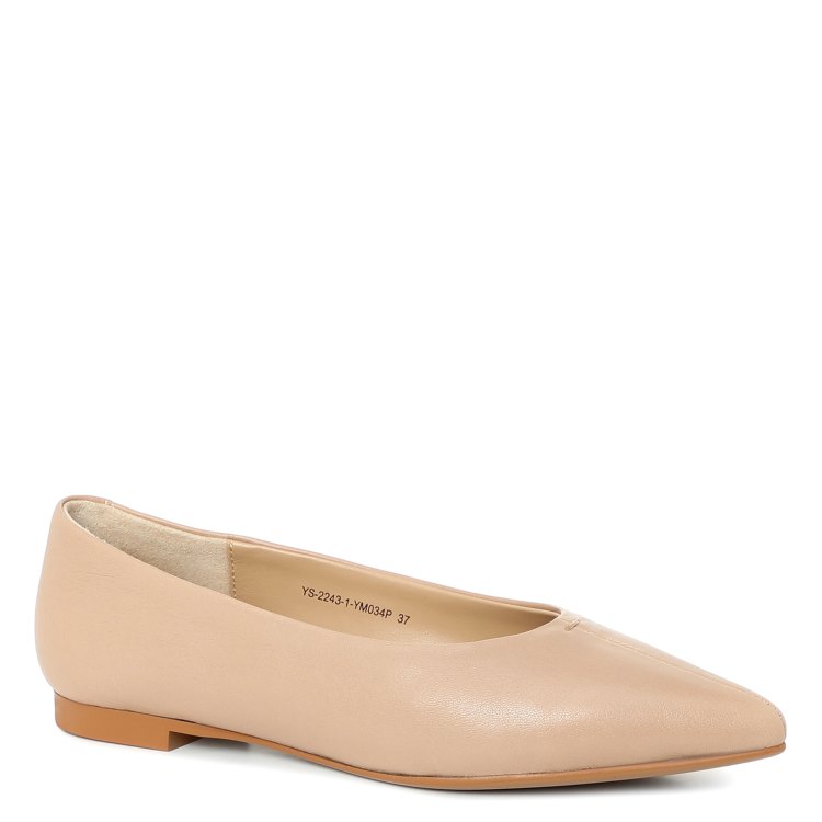 

Балетки женские Tendance YS-2243-1 бежевые 37 EU, Бежевый, YS-2243-1