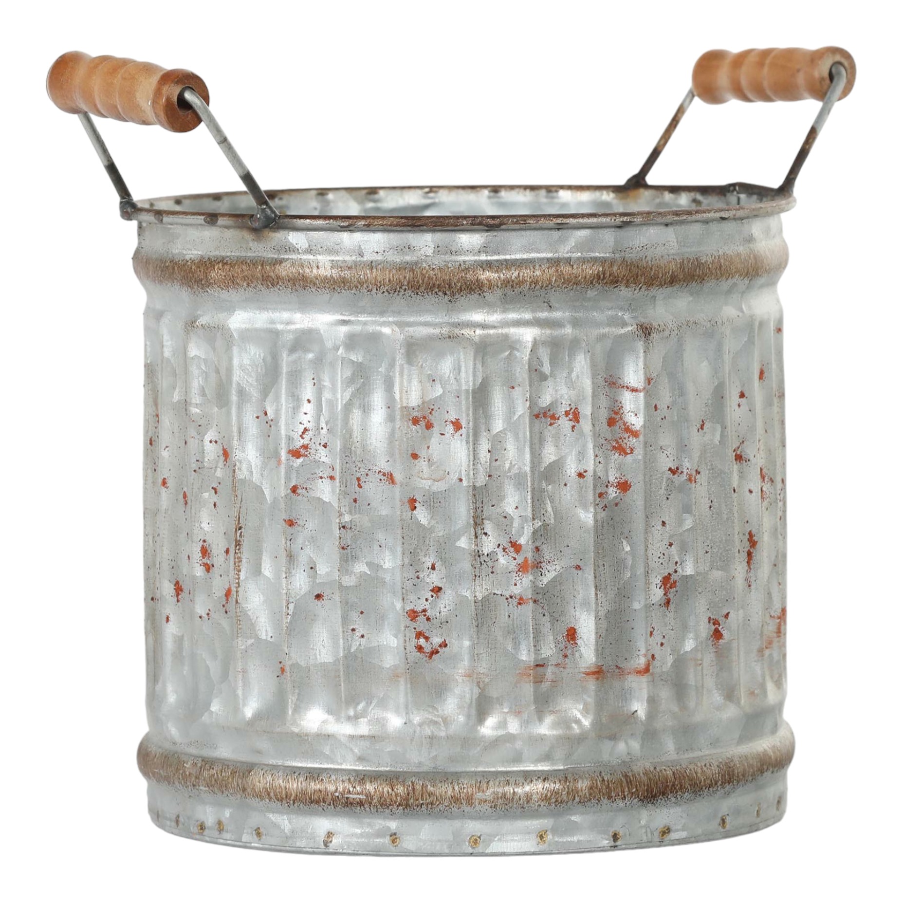 Кашпо для цветов Dekor pap серебристое