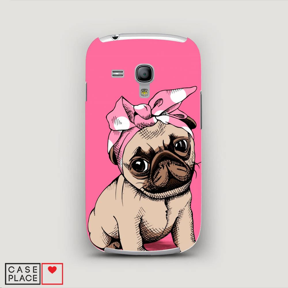 фото Чехол awog "dog pin-up" для samsung galaxy s3 mini