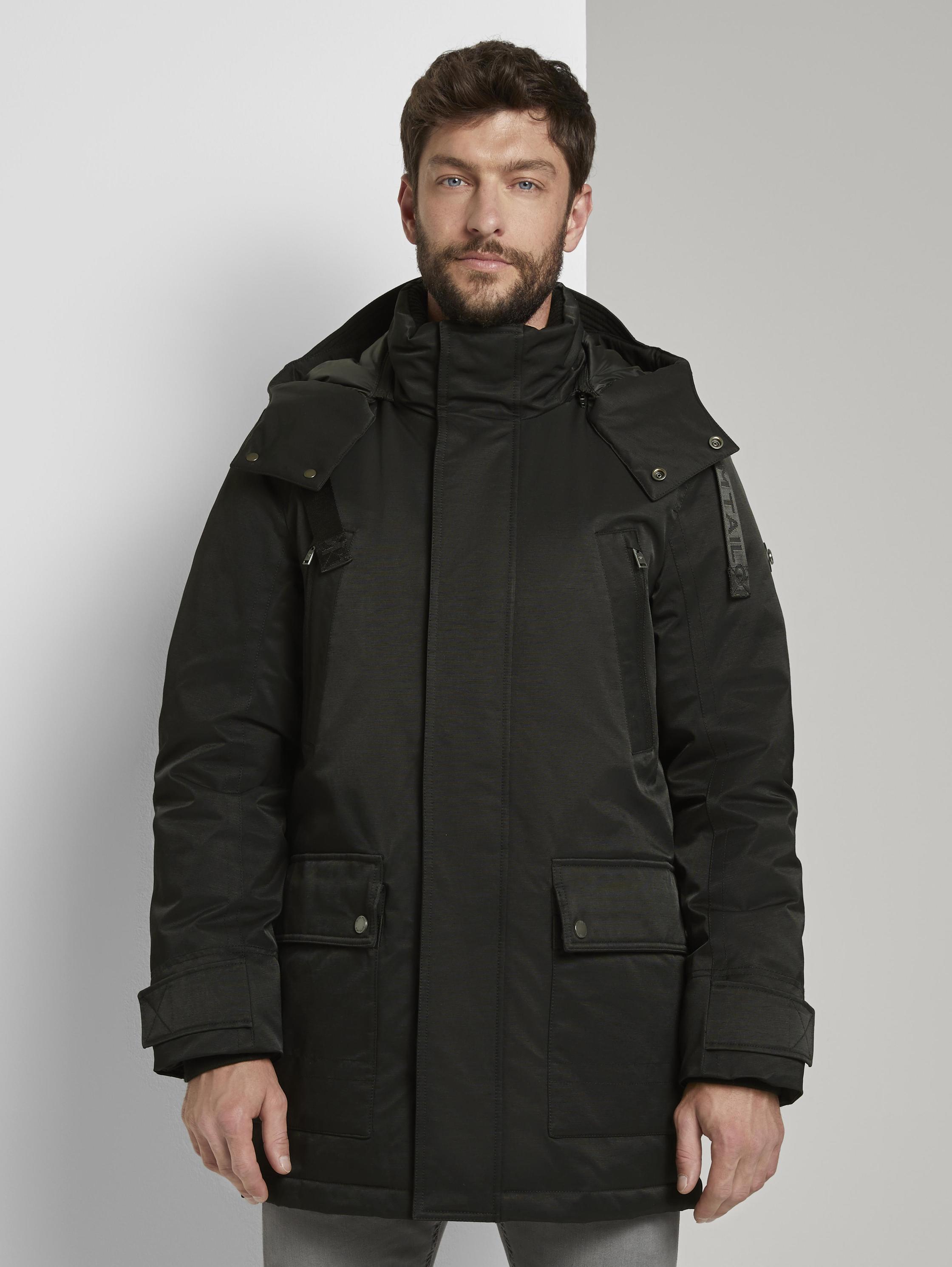 

Парка мужская TOM TAILOR 1020710 черная XL, 1020710