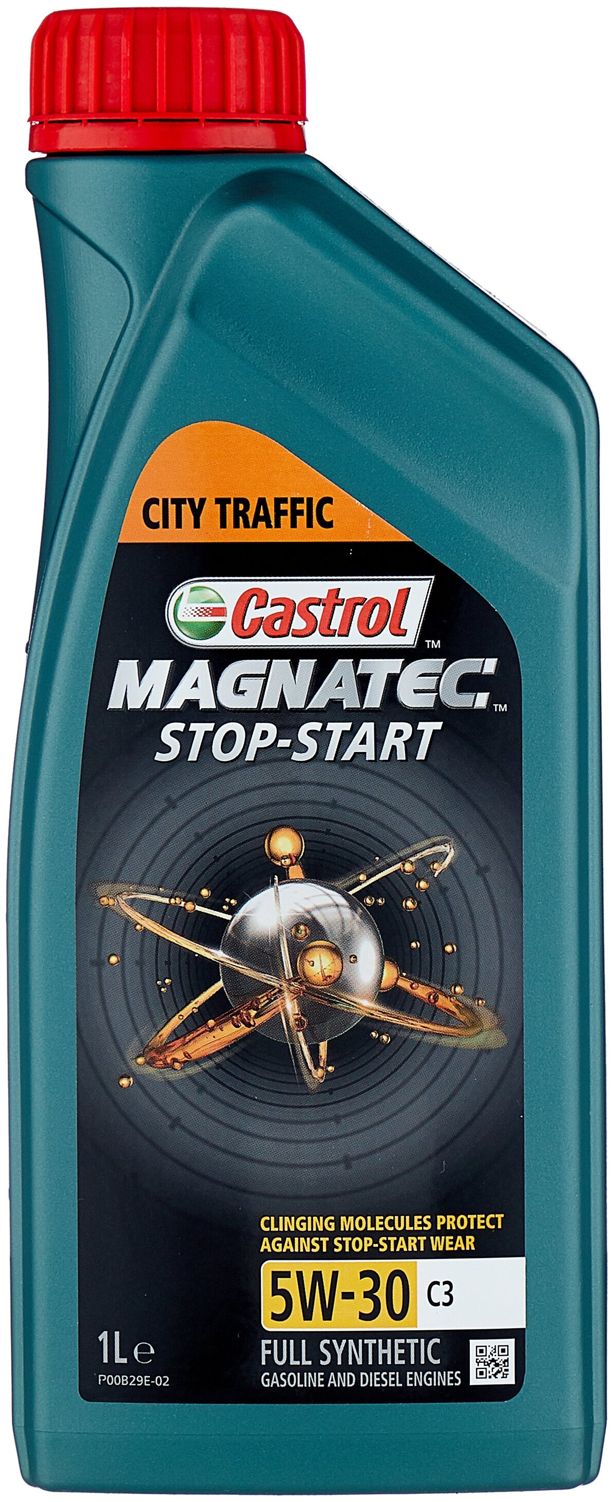 фото Моторное масло castrol magnatec stop-start 5w30 c3 1л