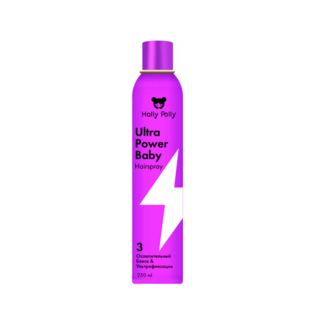 Лак Holly Polly Ослепительный блеск для всех типов волос ультрафиксация 250 мл