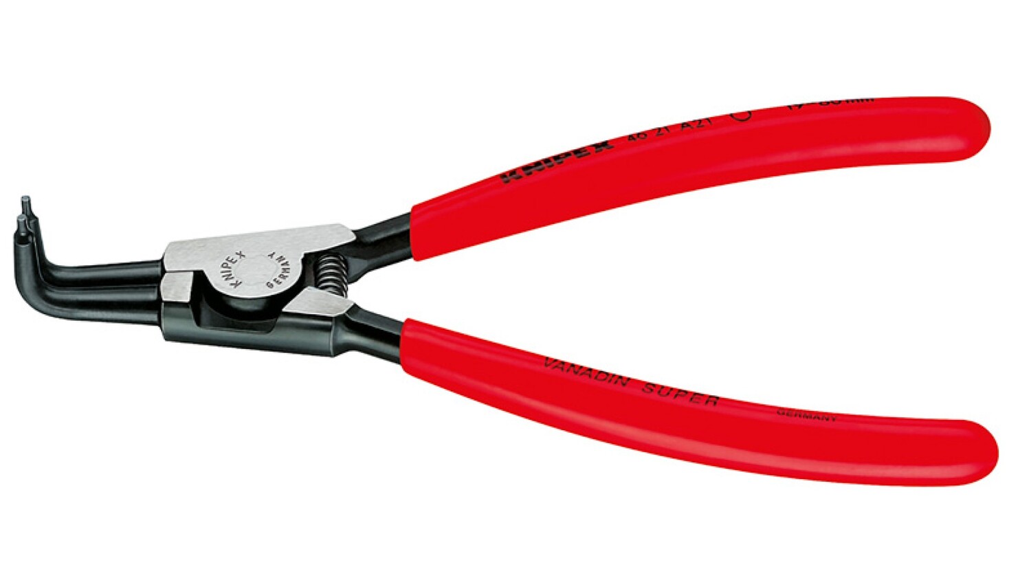 

Щипцы Knipex для внешних стопорных колец, губки 90, 3-10 мм, длина 125 мм, KN-4621A01