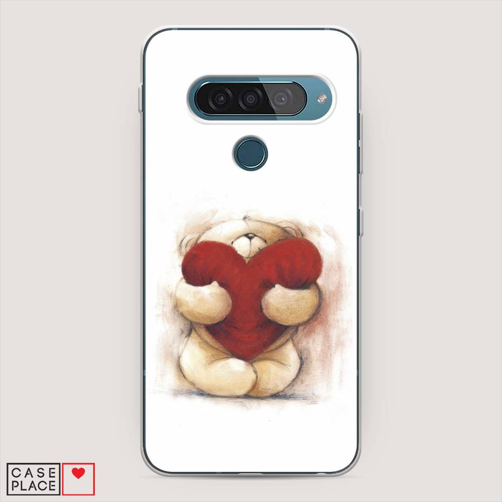 

Чехол Awog "Мишка с сердцем 1" для LG G8s ThinQ, 84050-6