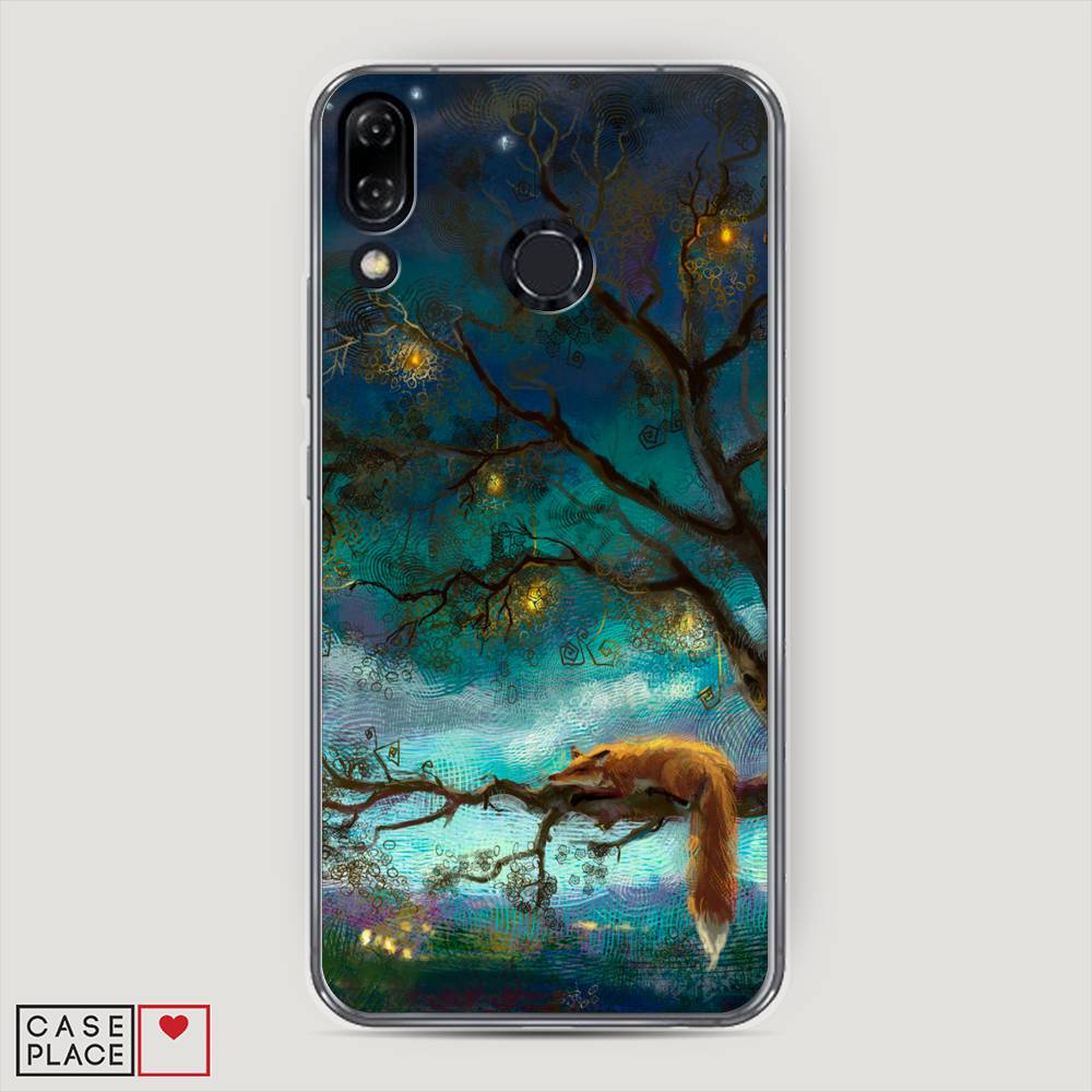 фото Чехол awog "лиса устала" для asus zenfone 5z zs620kl