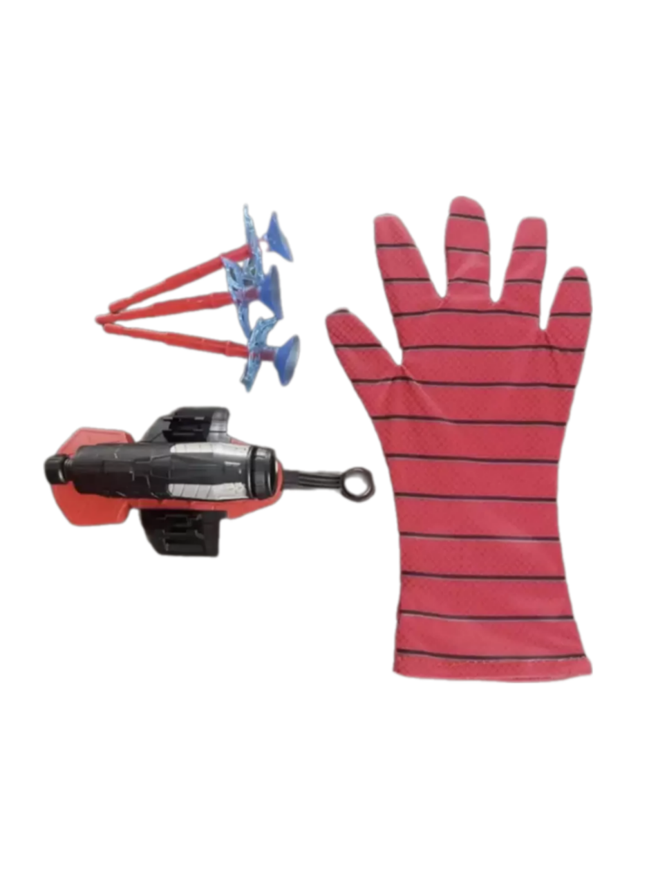 Бластер игрушечный RanCap Перчатка Человек паук, стреляет пулями на присосках