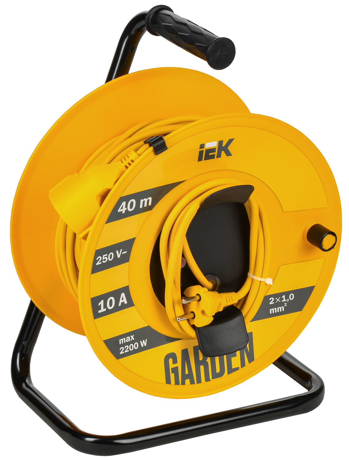 GARDEN Катушка УК40 1 место 2P 2х1,0мм2 40м IEK