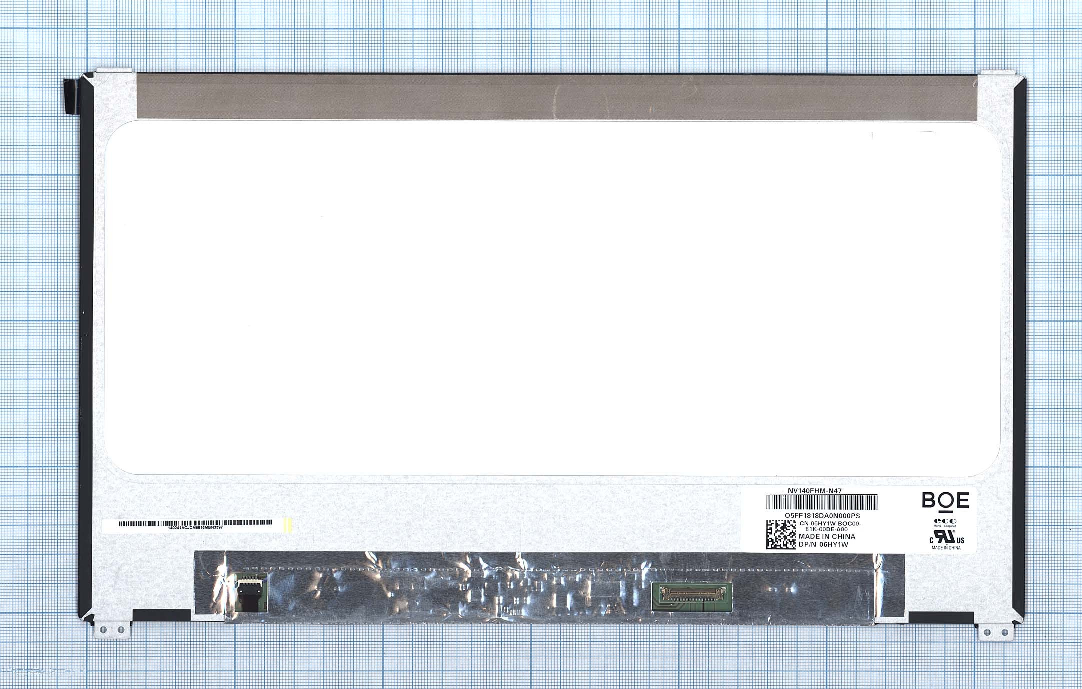 

Матрица OEM для ноутбука NV140FHM-N47 (100160518V), совместимая с p/n: NV140FHM-N47