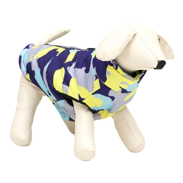 фото Куртка для собак цветной бум, размер m (дс 33, ог 44, ош 30 см) nobrand