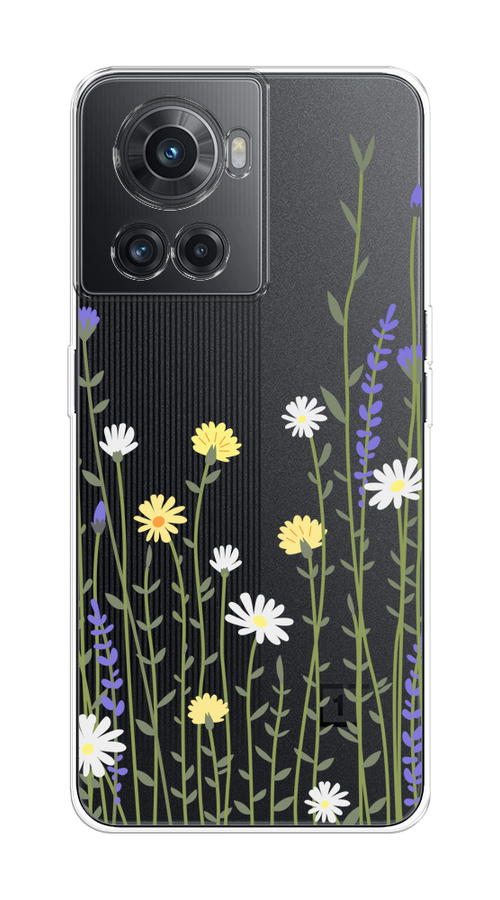 

Чехол на OnePlus 10R/Ace "Ромашка и лаванда", Зеленый;желтый;прозрачный, 153050-1