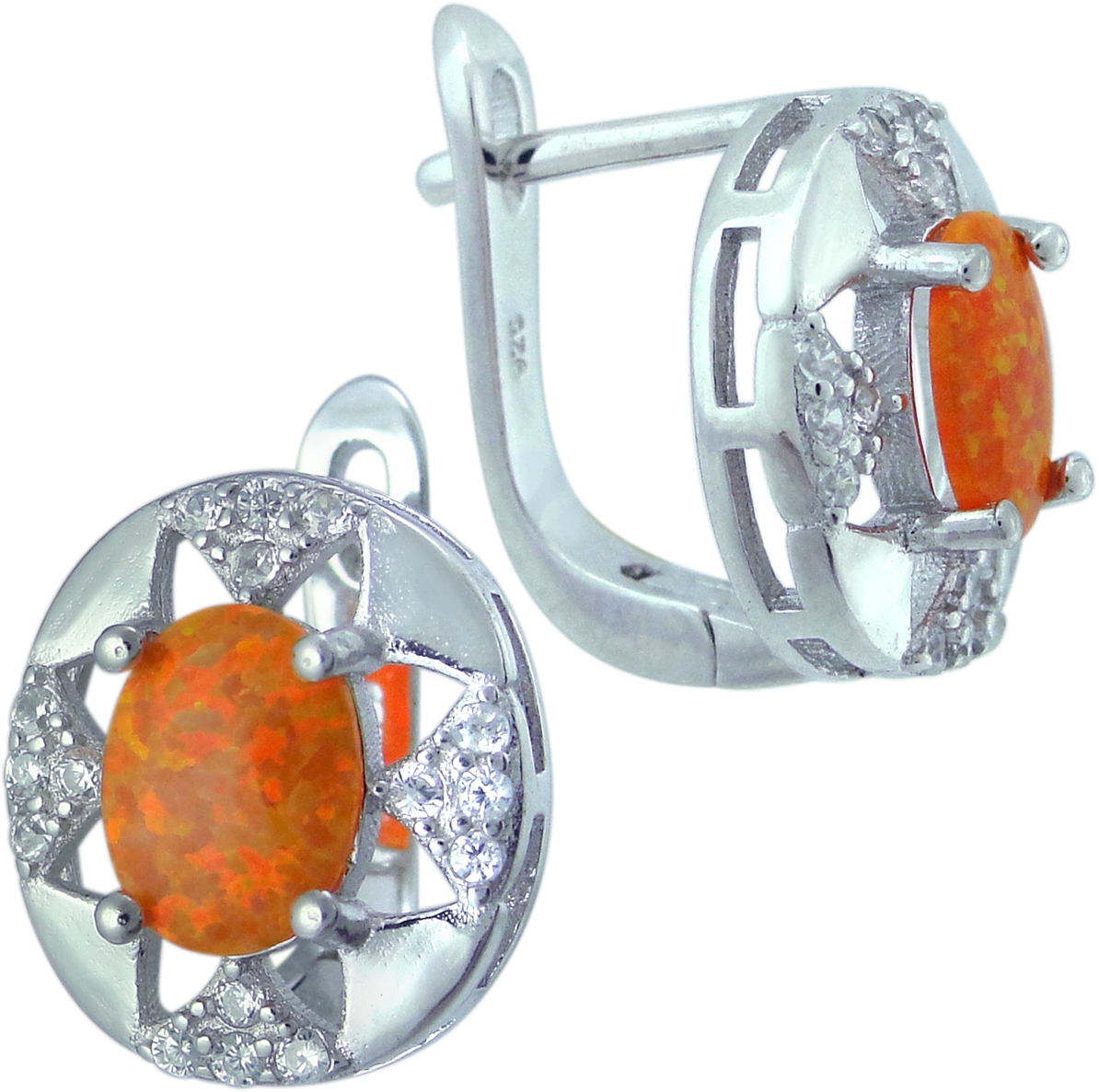

Серьги из серебра с опалом Balex Jewellery 2405937402, 2405937402