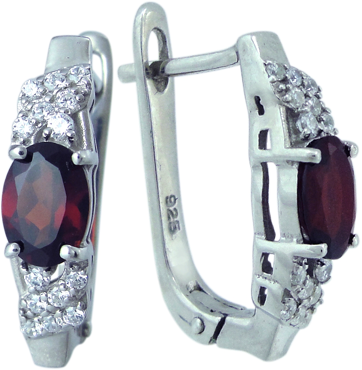 

Серьги из серебра с гранатом Balex Jewellery 2405937592, 2405937592