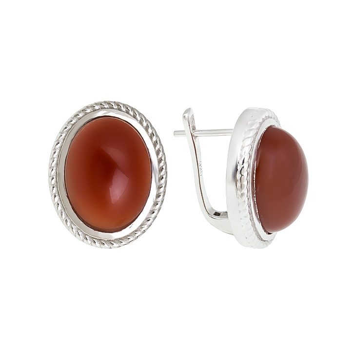 

Серьги из серебра с сердоликом Balex Jewellery 2410931744, 2410931744