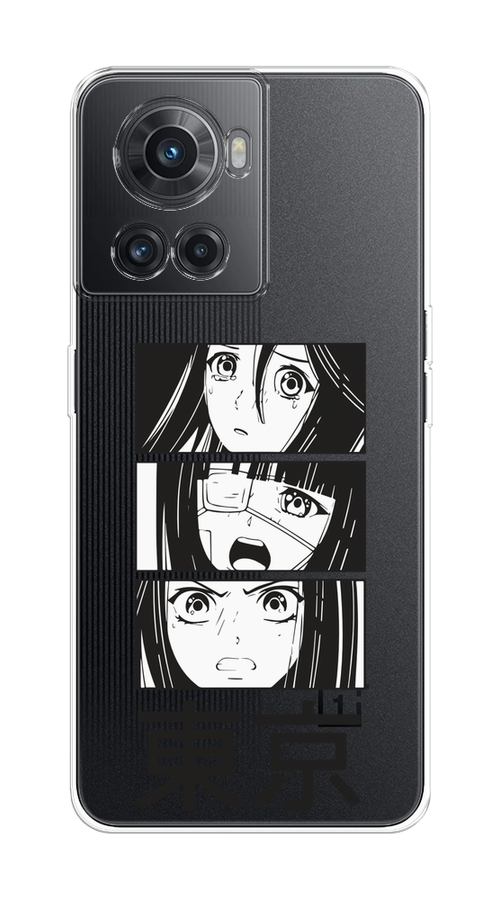 

Чехол на OnePlus 10R/Ace "Tokyo girls", Белый;черный;прозрачный, 153050-1
