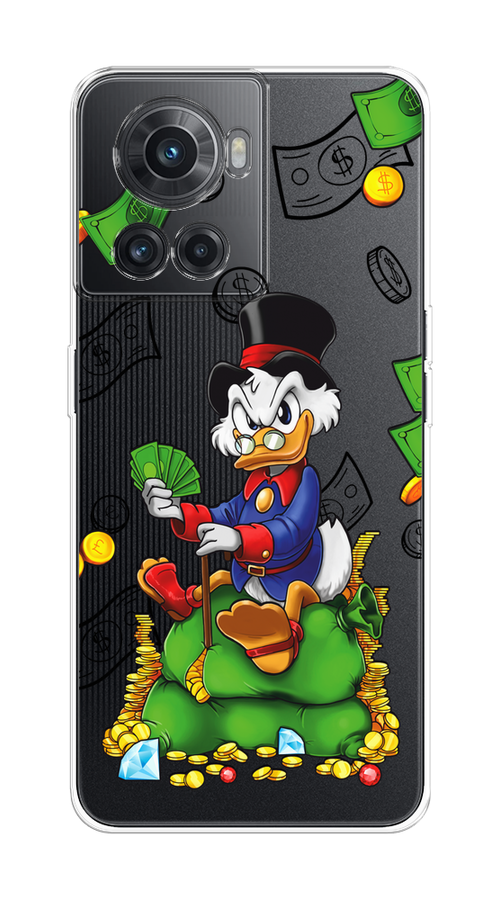 

Чехол на OnePlus 10R/Ace "Scrooge Richness", Черный;синий;зеленый, 153050-1