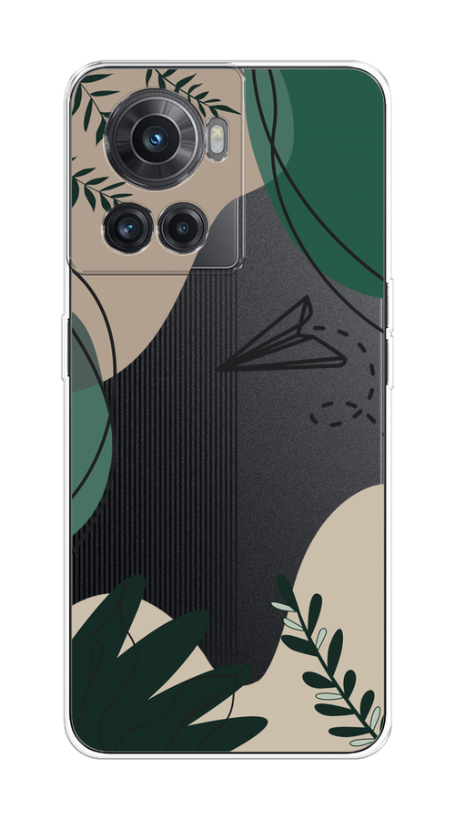 

Чехол на OnePlus 10R/Ace "Secret Garden", Зеленый;бежевый;черный, 153050-1