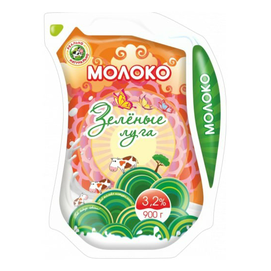 

Молоко 3,2% ультрапастеризованное 900 мл Зеленые луга
