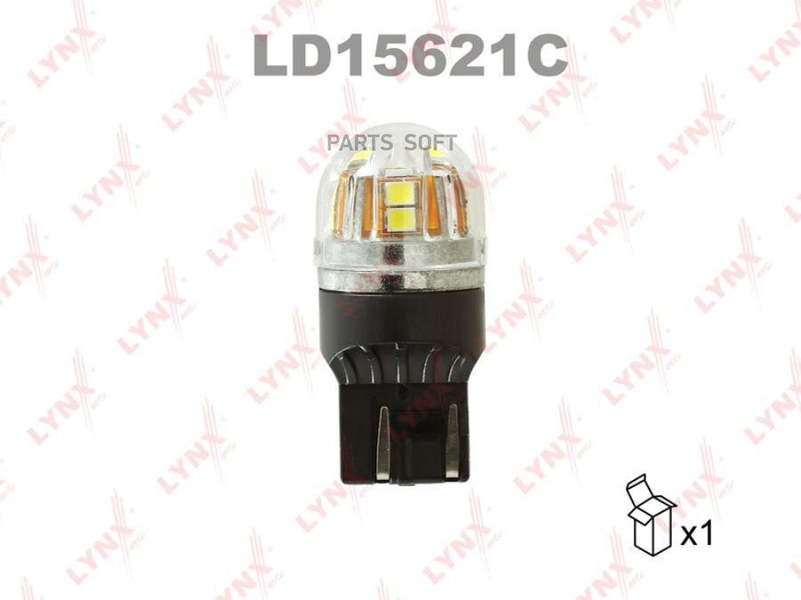 

Лампа светодиодная LED W21/5W T20 12V W3x16q SMDx15 6800K CANbus