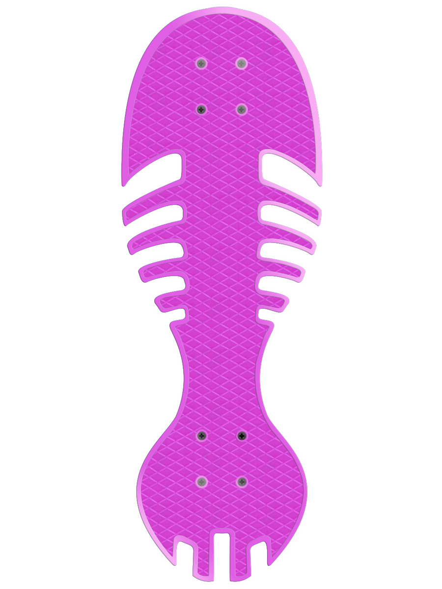 Детский скейтборд ZILMER ZIL1812-095, розовый скейтбор борд фристайл zilmer 53х15 см свет pu колёса 60х45 мм подшип abec 7 до 70 к