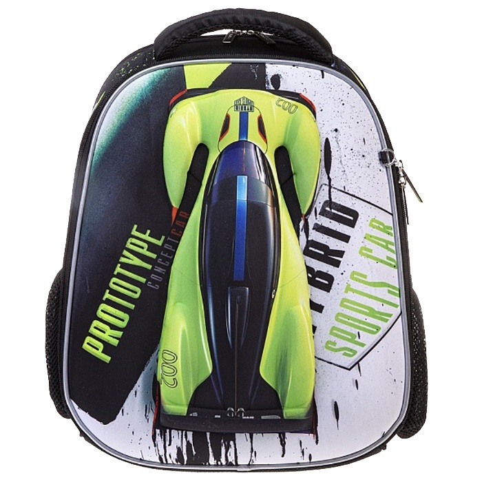 фото Рюкзак hatber ergonomic plus autosport 38х29х16 см, eva, материал 3d эффект