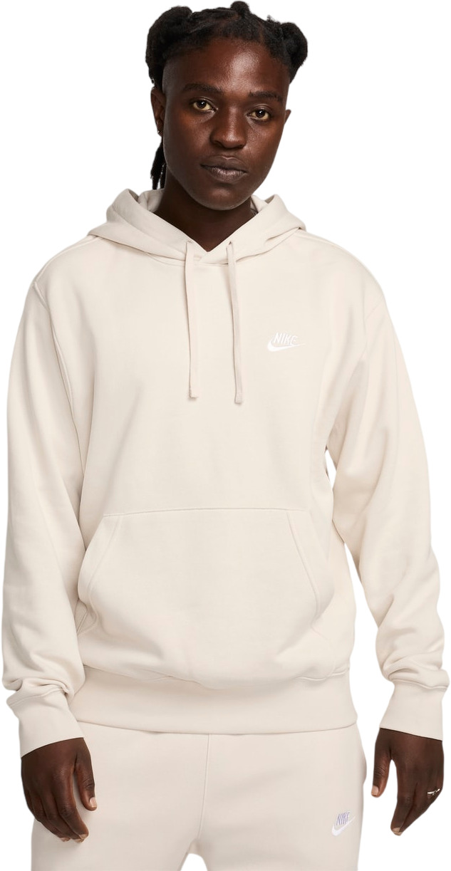 Худи мужское Nike M NSW CLUB HOODIE PO BB бежевое S бежевый