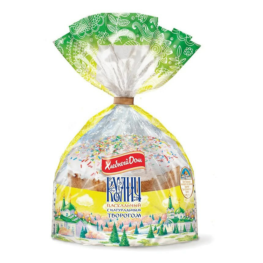 

Кулич Хлебный Дом творожный 500 г