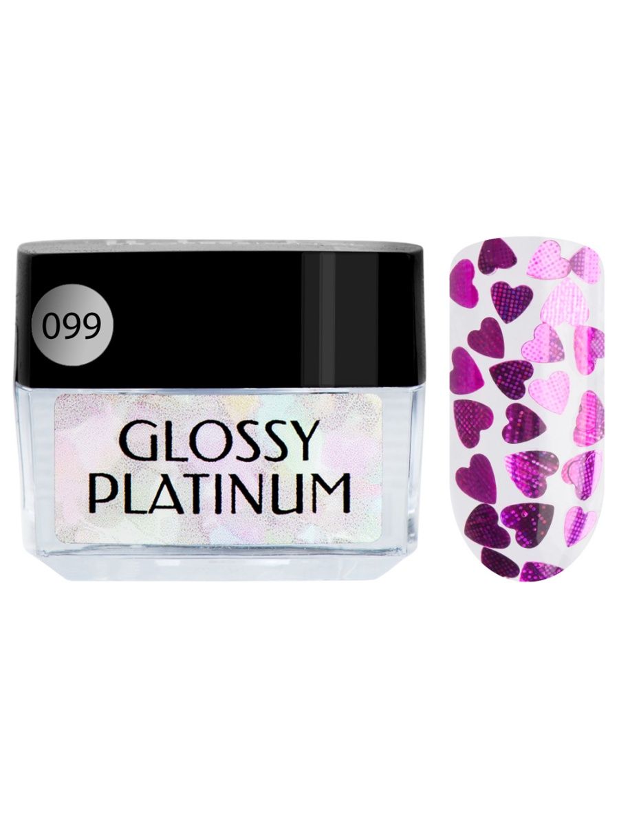 

Гель-лак Glossy Platinum, 5г IRISK 099 Heart Eyes Limited, В ассортименте, IR-4680379257692