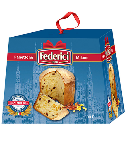 фото Кулич federici panettone milano 500 г