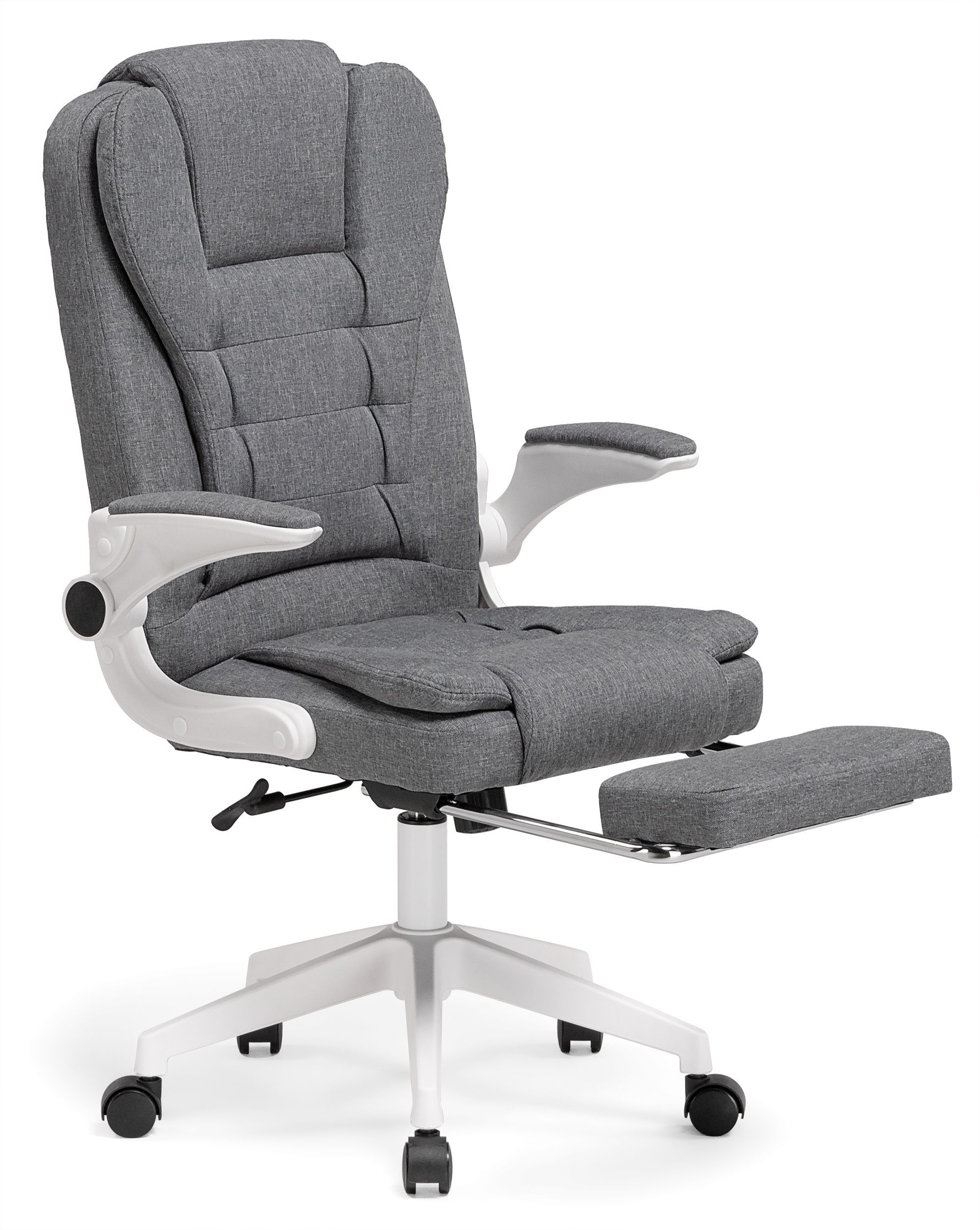 Компьютерное кресло ЛайфМебель Mitis gray white 13789₽