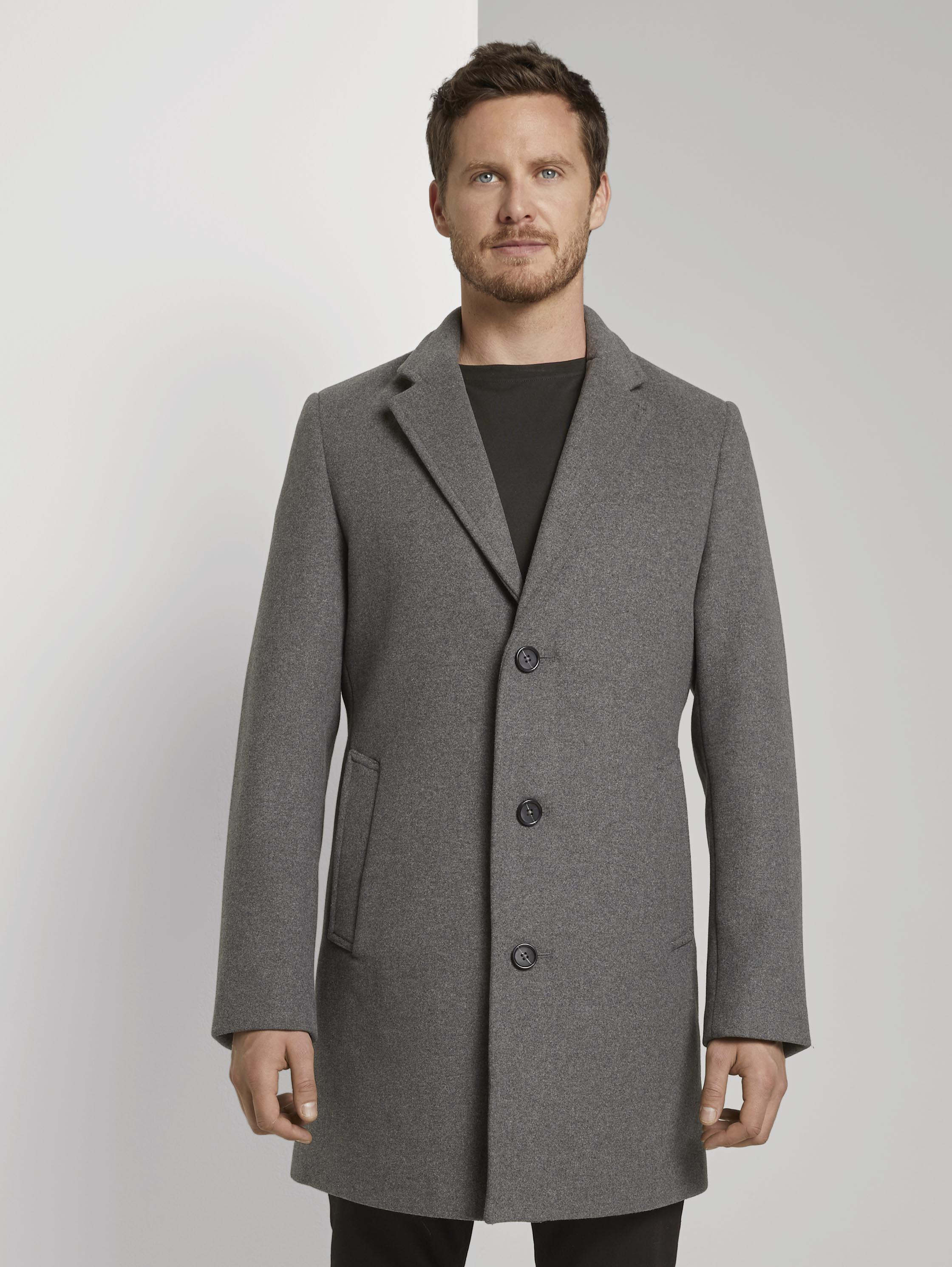 

Полупальто мужское TOM TAILOR 1020691 серое L, 1020691