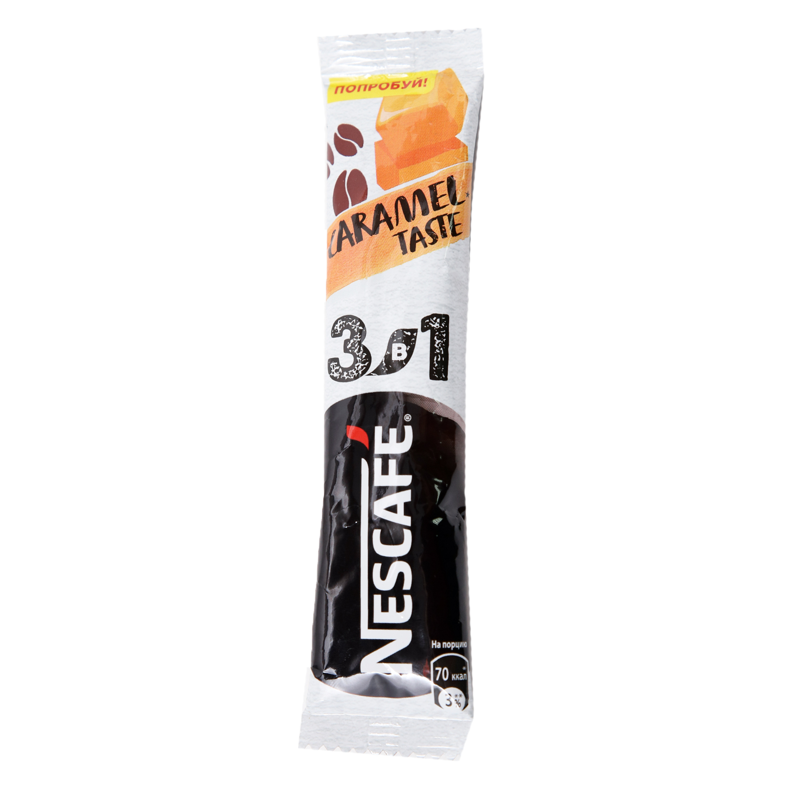 фото Кофейный напиток nescafe 3 в 1 caramel taste 16 г