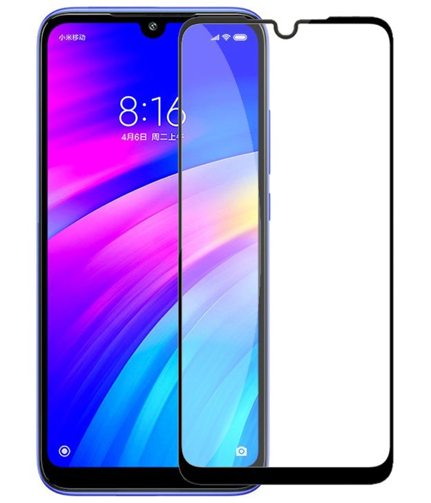 

Защитная глянцевая керамическая пленка на Xiaomi Redmi Note 7, Note 7 Pro черная рамка, Redmi Note 7 / Note 7 Pro /Redmi 7 / Y3